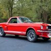 Red 66 Ford Mustang Diamond Painting