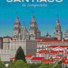 Santiago De Compostela Poster Diamond Painting