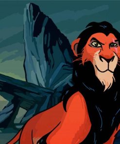 Scar Lion King Art Diamond Painting