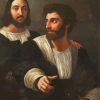 Self Portrait With A Friend Raphael Santi Diamond Painting