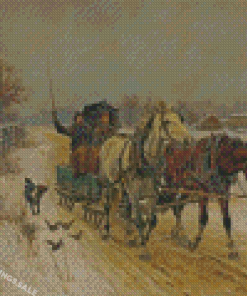 Sleigh Ride By Richard Lorenz Diamond Painting