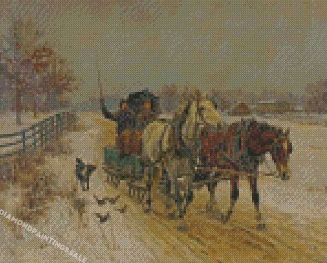 Sleigh Ride By Richard Lorenz Diamond Painting