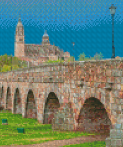 Spain Salamanca Bridge Diamond Painting