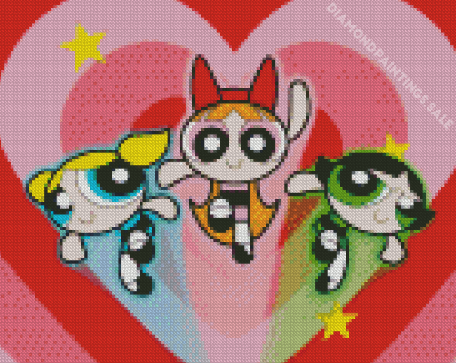 The Powerpuff Girls Diamond Painting