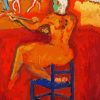 The Red Clown Kees Van Dongen Diamond Painting