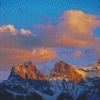 The Three Sisters Mountain Canmore Diamond Painting