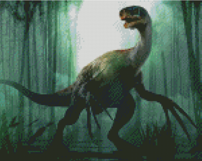 Therizinosaurus Diamond Painting