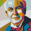 Thomas Edison Pop Art Diamond Painting