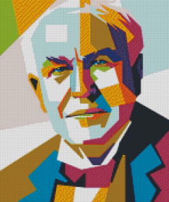 Thomas Edison Pop Art Diamond Painting