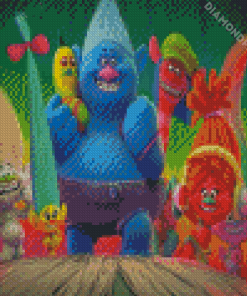 The Trolls World Tour Animation Diamond Painting