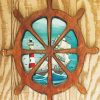 Vintage Ship Wheel Diamond Painting