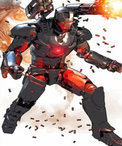 War Machine Marvel Comics Diamond Painting