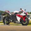 White And Red Yamaha YZF R1 Diamond Painting