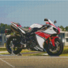 White And Red Yamaha YZF R1 Diamond Painting