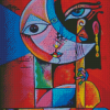 Abstract Cubist Face Diamond Painting