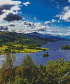 Aesthetic Scotland Scenery Diamond Painting