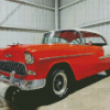 Red And Silver 1955 Chevrolet Diamond Painting