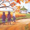 Aesthetic Amish Children Diamond Painting