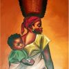 African Woman And Child Diamond Painting
