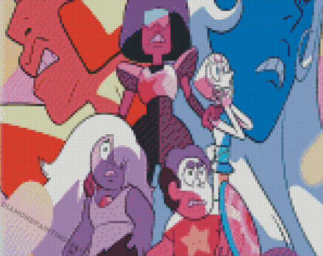 Aesthetic Crystal Gems Diamond Painting