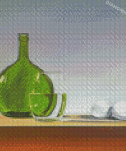 Aesthetic Green Still Life Diamond Painting