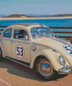 Aesthetic Herbie The Love Bug Diamond Painting