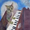 Aesthetic Jazz Cat Diamond Painting