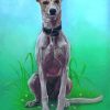 Aesthetic Lurcher Dog Diamond Painting