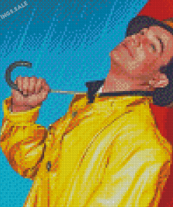 Aesthetic Singing In The Rain Diamond Painting