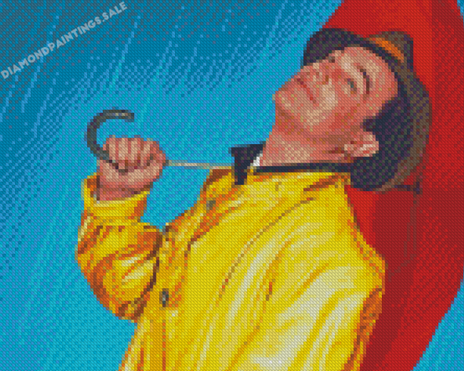 Aesthetic Singing In The Rain Diamond Painting