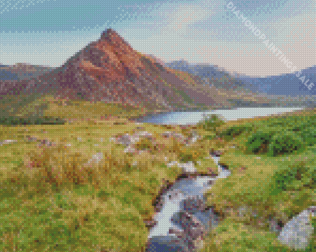 Aesthetic Snowdonia National Park Diamond Painting