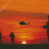 Aesthetic Soldier Silhouette Diamond Painting