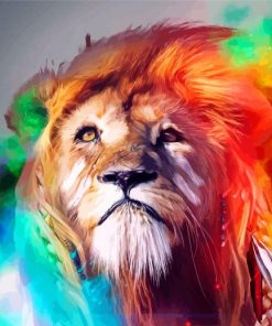 Aesthetic Stylish Lion Diamond Painting