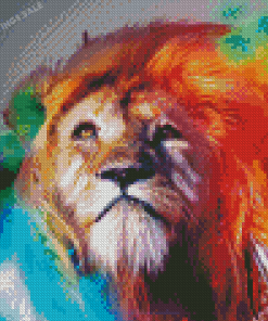 Aesthetic Stylish Lion Diamond Painting