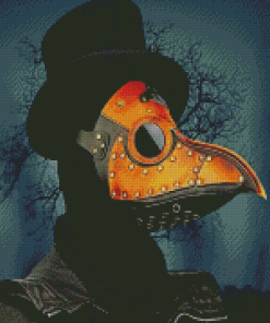 Aesthetic The Crow Mask Diamond Painting