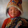 Aesthetic Tibetan Girl Diamond Painting