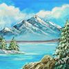 Aesthetic The Winter Lake Diamond Painting