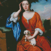 Aesthetic Woman With Dog Diamond Painting