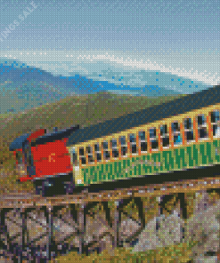 Aesthetic Cog Railroad Diamond Painting