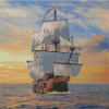 Aesthetic Galleon Diamond Painting