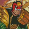 Aesthetic Judge Dredd Diamond Painting