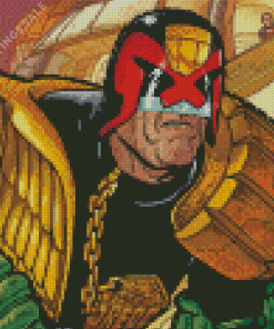 Aesthetic Judge Dredd Diamond Painting