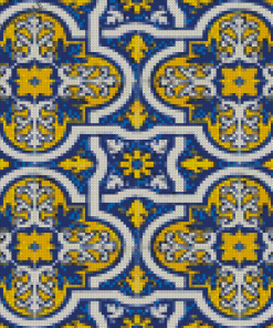 Aesthetic Portuguese Tile Diamond Painting