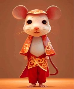 Asian Mouse Diamond Painting