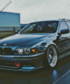 Black BMW E39 Diamond Painting