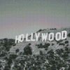 Black And White Hollywood Sign Diamond Painting