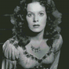 Black And White Maureen O'Hara Diamond Painting