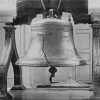 Black And White Liberty Bell Diamond Painting