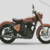 Brown Royal Enfield Bullet Diamond Painting