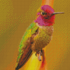 Carnival Green And Pink Bird Diamond Painting